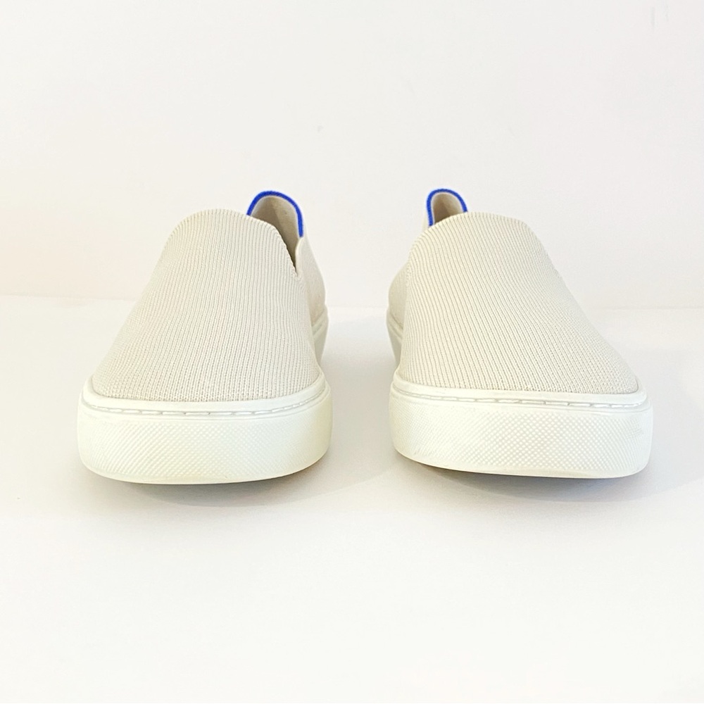 ROTHY’S CREAM TAN SAND THE ORIGINAL SLIP ON KNIT SNEAKER - Picture 5 of 12
